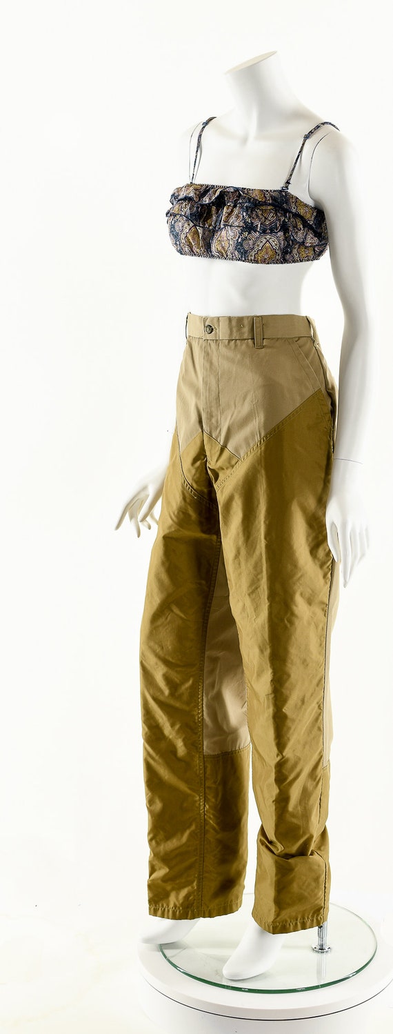Minimalist Colorblock Patchwork Pants - image 10