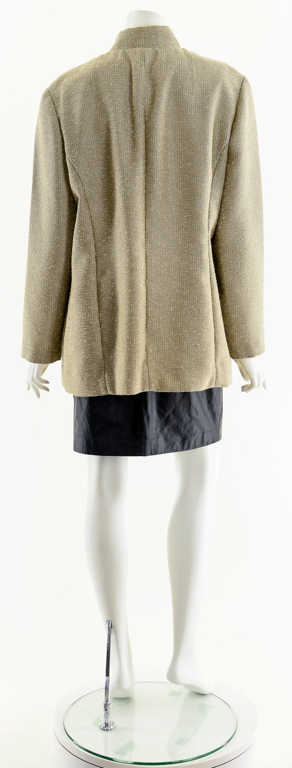 Beige Minimalist Duster,Tan Knit Tunic Coat,Vinta… - image 7