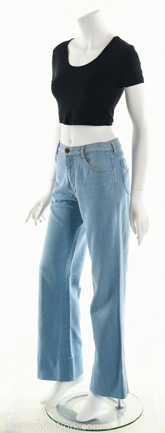 Denim Bell Bottoms, Brittania bell bottoms, Vinta… - image 10