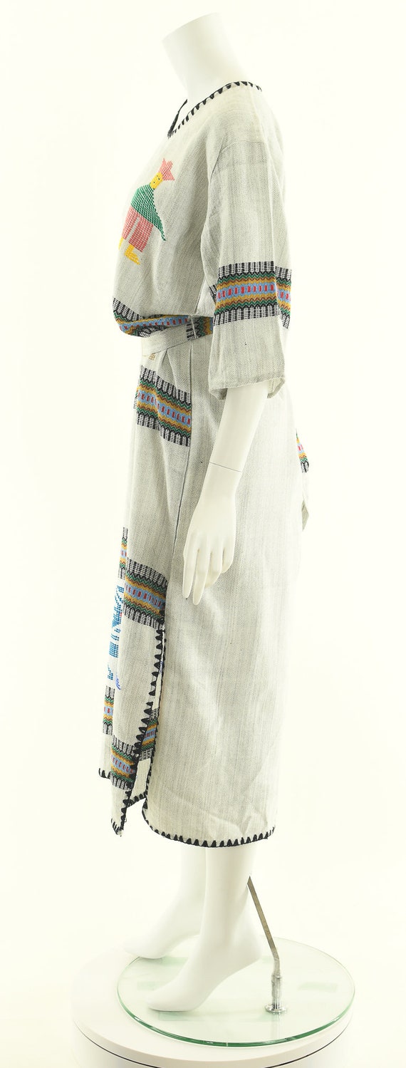 Rainbow People Bohemian Midi Dress,Handwoven Peop… - image 9