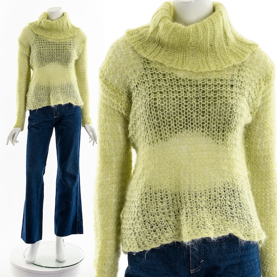 Mohair sweater loose knit - Gem