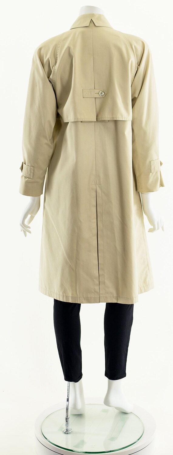 vintage london fog trenchcoat, classic trench coa… - image 7