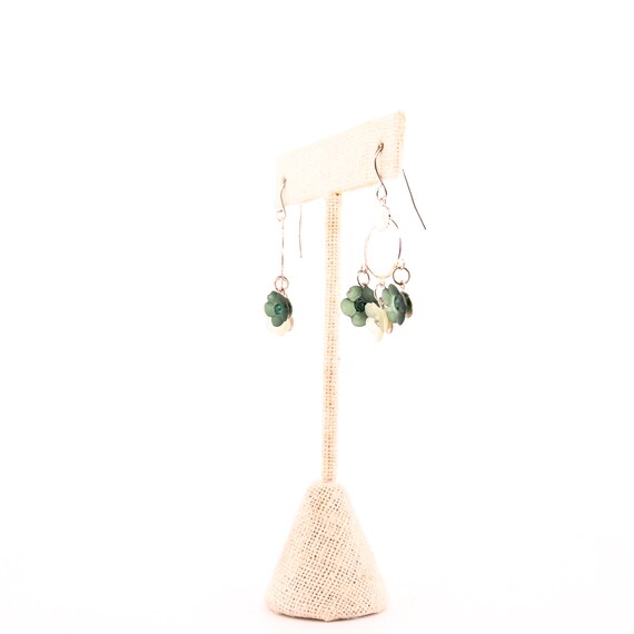 Flower Power Dreamcatcher Chandelier Earrings - image 2