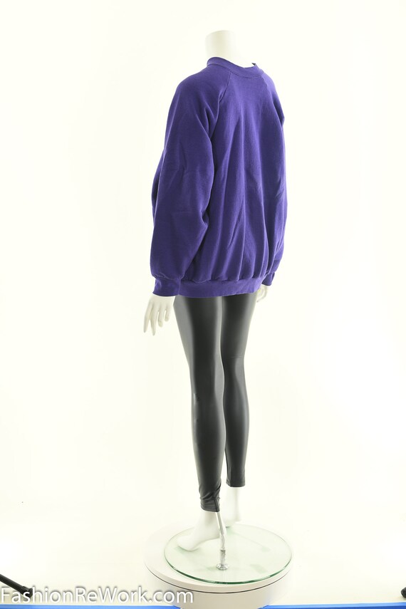 Purple Oversize Comfy Crewneck - image 8