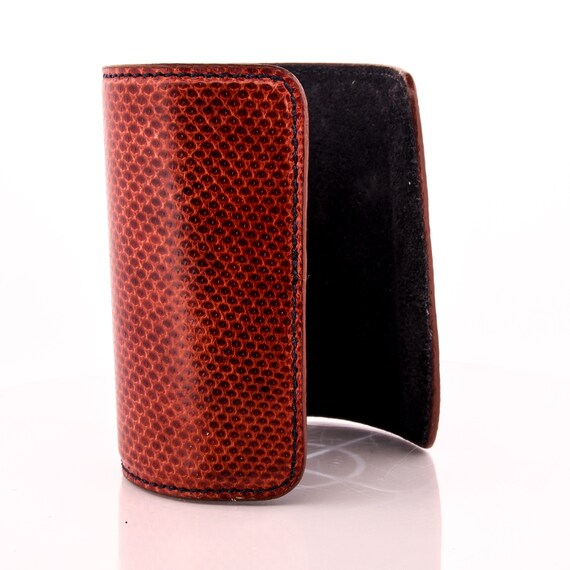 Red Leather Cuff Bracelet/Gauntlet - image 4