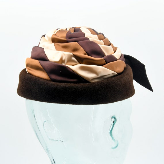 Chocolate Caramel Swirl Wrap Hat - image 6