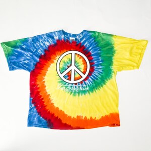 Rainbow Tie Dye Joe&#39;s Crab Shack Tee