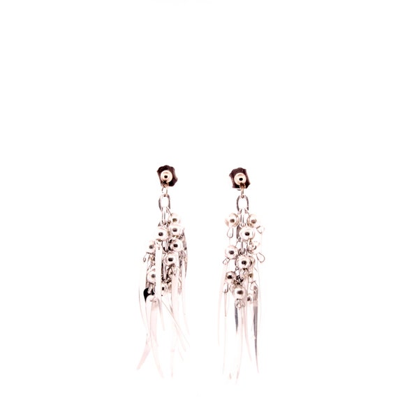 Silver Drip Earrings