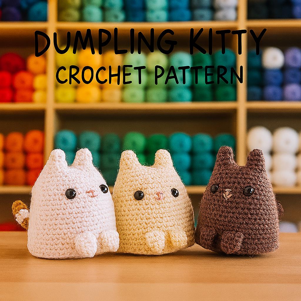40 Kitty Crochet Patterns: Create Adorable Feline Friends at Home 28 Dumpling Kitty Crochet Pattern: Amigurumi Cat Toy (