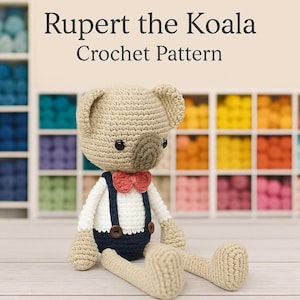 Rupert the Koala – Amigurumi Crochet Pattern (PDF)