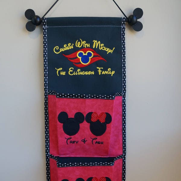 One, Two, Three, Four or Five Pocket Custom Fish Extender For Your Disney Cruise