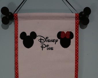 Pin Display With Mickey & Minnie - Pin Display - Pin Holder