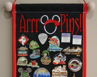 Arrr Pins! Pirate - Trading Pin Display - Pin Holder