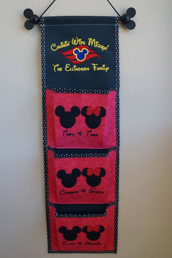 One, Two, Three, Four or Five Pocket Custom Fish Extender For Your Disney Cruise