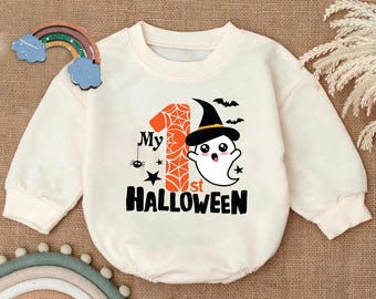 1st Halloween Baby Boy Outfit, Halloween Baby Outfit, My 1st Halloween, Halloween Baby Bodysuit, Halloween Baby Gift, Spooky Season Outfit