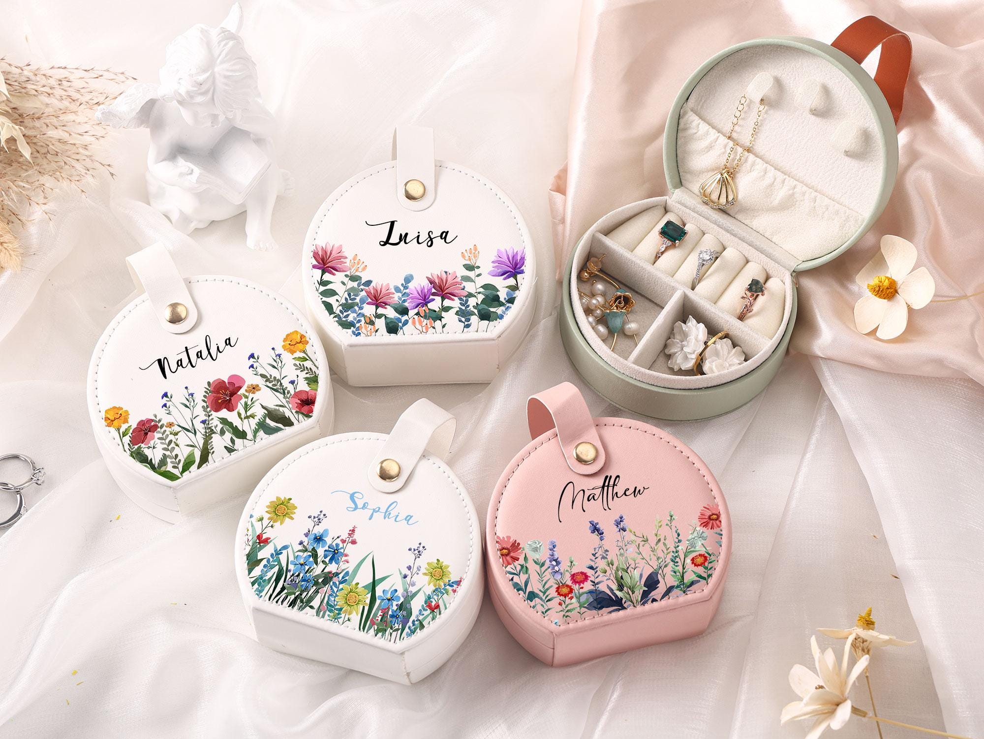 【サイトウ】ジュエリーボックス　遺品整理　金　まとめ　断捨離　アクセサリー C10 Ring earrings storage box - ZEBO PAK