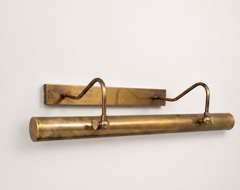 Bilderleuchte aus Messing, verstellbare Wandleuchte, Kunstleuchte, Galeriebeleuchtung, Gemäldeleuchte