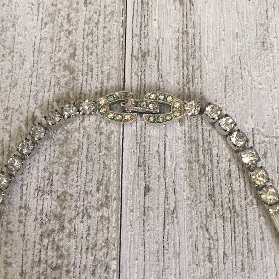 Signed WARNER Rhinestone Choker, Elegant Estate J… - image 8