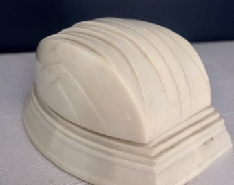 Vintage Art Deco Celluloid Ring Box, Jewelry Presentation Box, Wedding Engagement Accessory