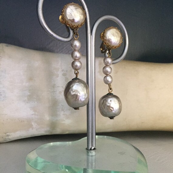 Vintage Signed Mariam Haskell Dangling Baroque Pe… - image 10