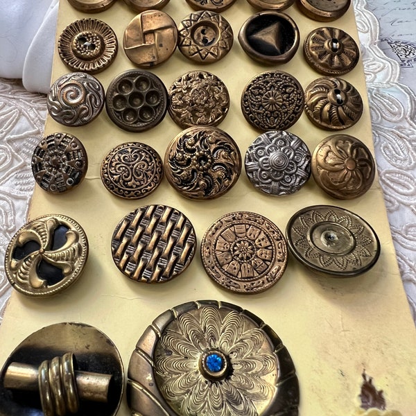 Brass Buttons Etsy