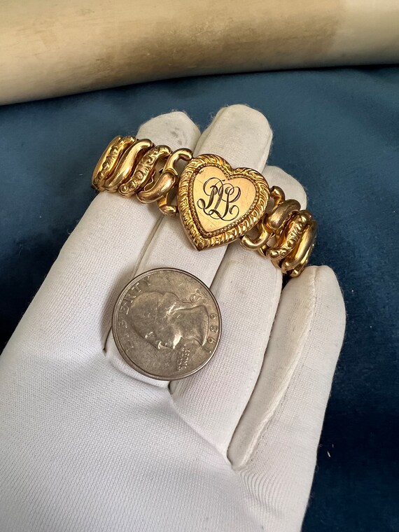 Vintage American Queen Sweetheart Expansion Bracelet … Gem