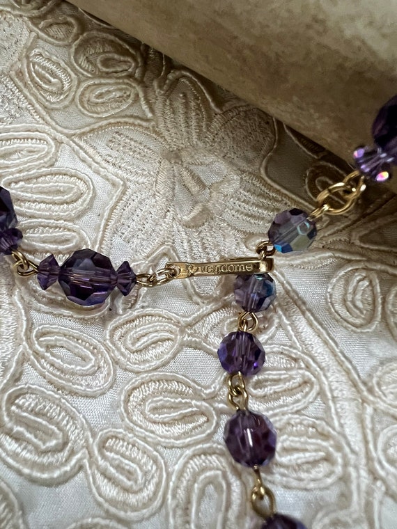 Vintage VENDOME stunning Violet Crystal Choker Ne… - image 5