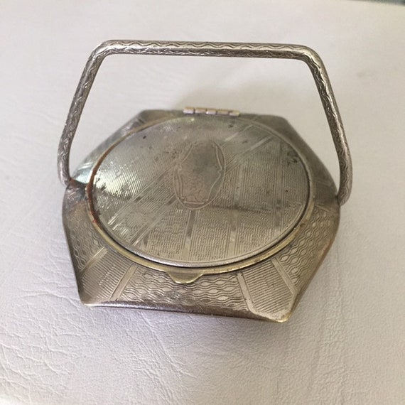 Vintage 1930s Whoopee Compact with Handle, McRae … - image 1