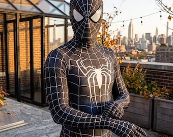 サム・ライミ版スパイダーマンマスク、フェイスシェルと3Dラバーウェブ