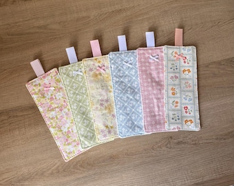 Floral Bookmark | Handmade Fabric Bookmark | Book Lover Gift | Reader Gift | Teacher Gift | Stocking Filler | Bookish Gift