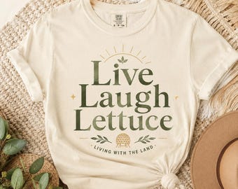 Live Laugh Lettuce Shirt, Living With the Land EPCOT Farm Ride Tee