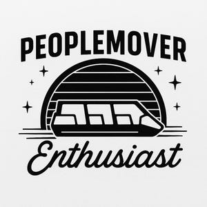 PeopleMover Enthusiast SVG | Retro Tomorrowland Shirt Design | Cricut Cut File