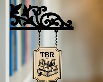 Custom Book Divider Tavern Signs, Personalized Book Genre Shelf Dividers, Library Organisers, BookTok Gift, Book Lover Custom Decor