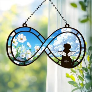 Benutzerdefinierte Haustier-Denkmal Suncatcher unbegrenzte Form, personalisierter Hund Fensterbehang, Haustier-Verlust-Sympathiegeschenk, Erinnerungsdekor für Hundeliebhaber