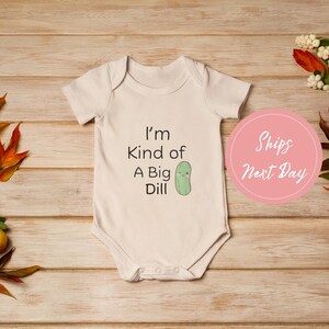 Je suis un gros aneth, grenouillère rigolote naturelle mignon pour bébé, cadeau rigolo pour baby shower, cadeau bébé, barboteuse bébé, grenouillère bébé mignon, vêtements de bébé