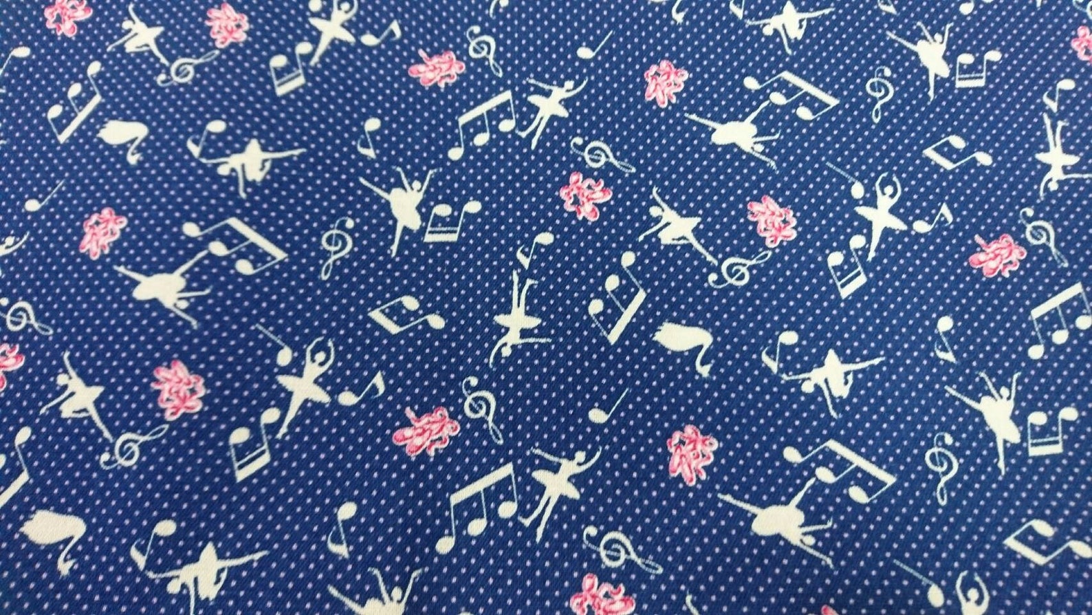music, ballet, ballet shoes - 1 yard - 3 colors - cotton linen - ballet - use coupon code: 5year can get 20% off