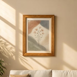 Lavender in Terracotta Pot Print: Boho Botanical Wall Art (Digital Download)