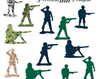 Army Men Clip Art - Camouflage Army Green Navy png, eps, svg Vector Cut Files