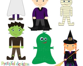 Halloween Clip Art for Scrapbooking, Invitations, Paper Goods, Card Making