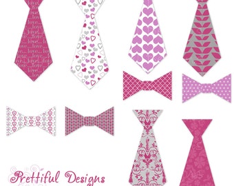 Pink Tie Clip Art Bow Tie Clipart Commercial Use