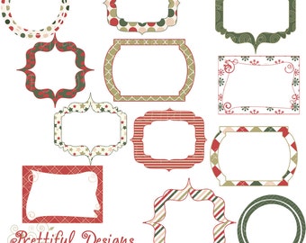 Digital Frames for Personal or Commercial Use - Vintage Christmas