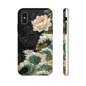 iPhone Tough Case - Lotus Wave
