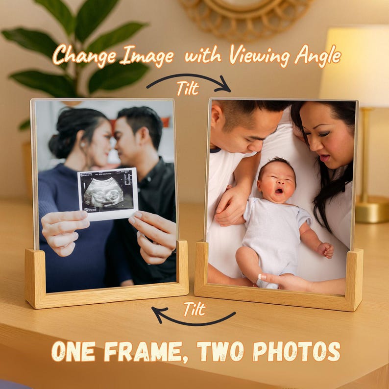 Custom Lenticular Ultrasound Photo Frame, Baby Keepsake Gift - Etsy