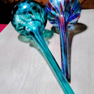 Handmade glass plant watering bulbs