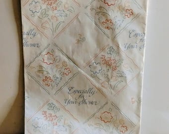 Papel de regalo vintage (años 70). En su embalaje original.