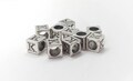 KAPPA Greek Letter Bead, 7mm Greek Alphabet Silver Metal Beads, Greek Alphabet Initial Cube Bead for Jewellery Making DIY Craft product logo