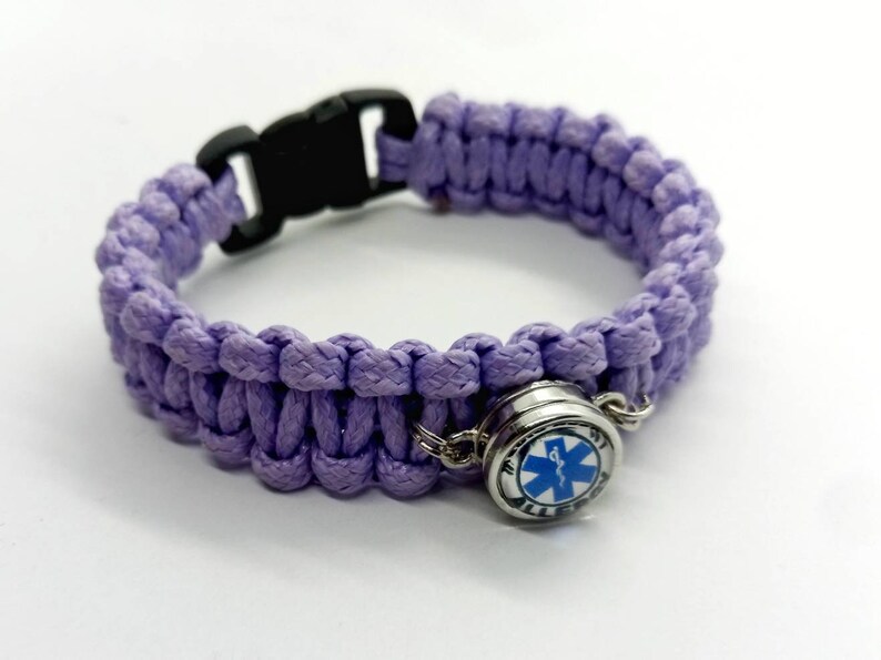 Medic Alert ID Bracelet With Clasp for Girls and Boys Kids Etsy