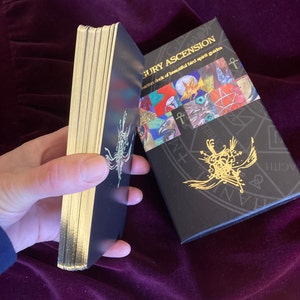 Oracle Deck Limited Edition luxury large GOLD FOILED Augury Ascension bird divination deck of cards tarot style. Original Artist image 3