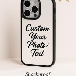 Custom Photo Phone Case for iPhone 15 14 13 12 11 Pro Max–Personalized Printed  Cover—Matte Finish,Full Print