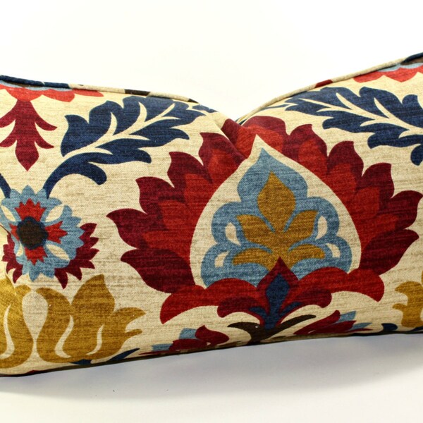Waverly Santa Maria Gem Lumbar Pillow Cover, Decorative Pillow, Cushion, Toss Pillow